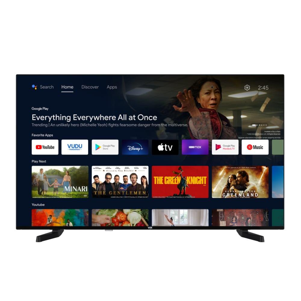 VOX Televizor 50VAQ750B 50", Smart, QLED, UHD, Android, Crni