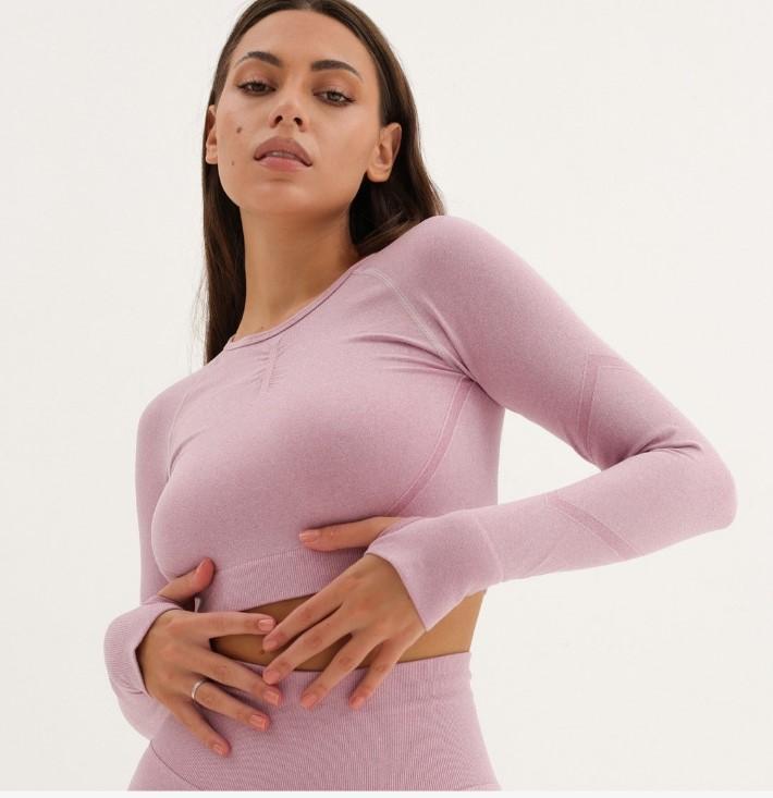 NOVECENTO Ženski top za trening Eva, Roze