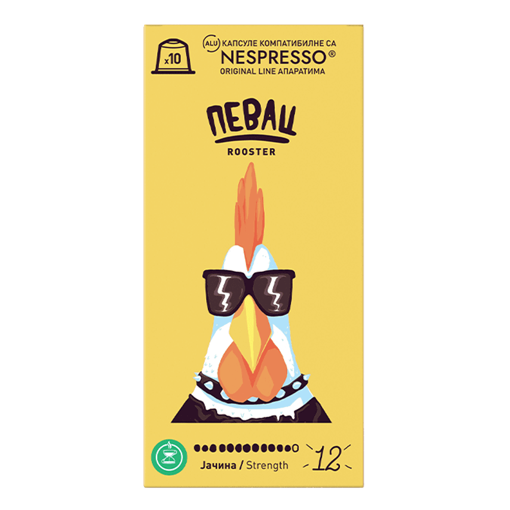 Kafeterija&Love&Brands Kapsule za kafu Nespresso Pevac, 10 komada