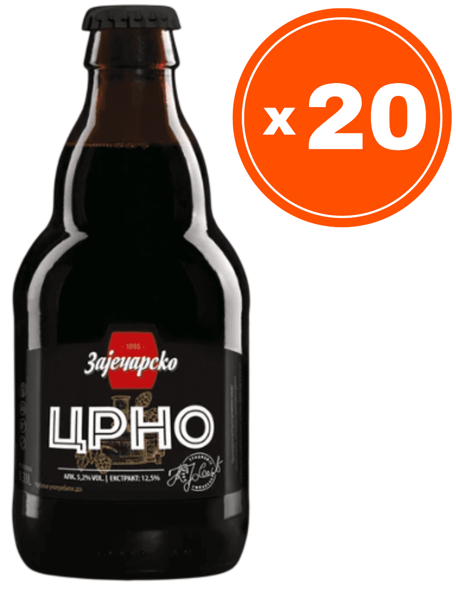 Zaječarsko Tamno pivo jubilarno, 0.33l, 20 komada