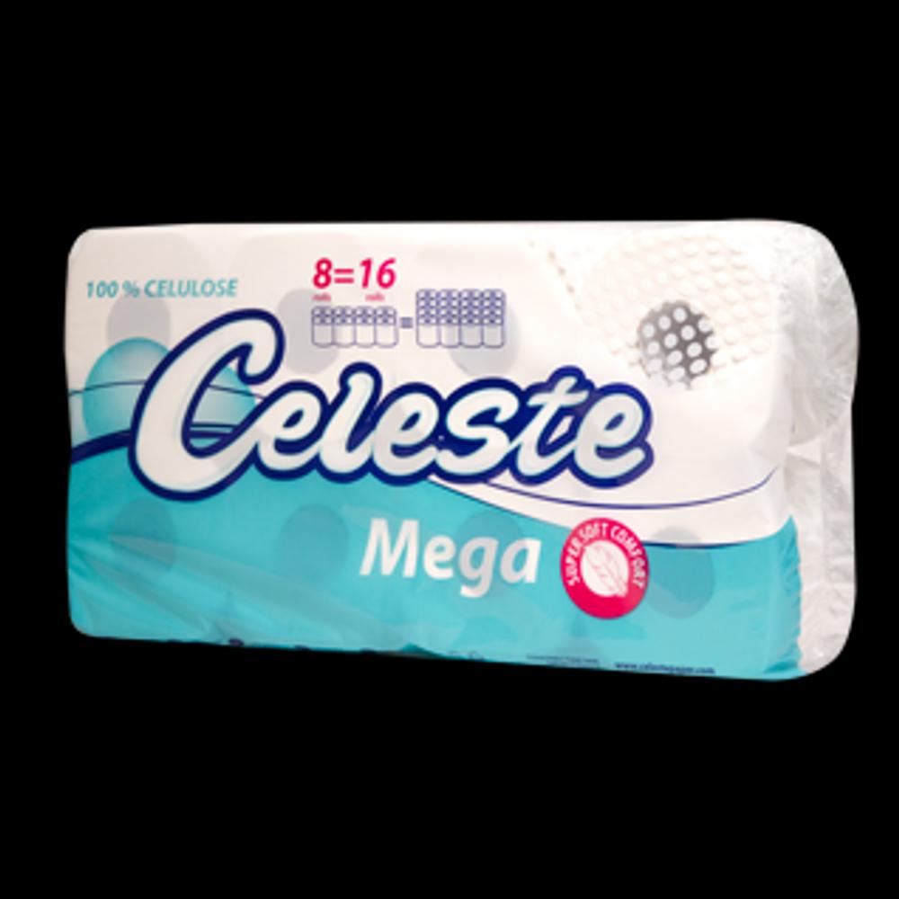 CELESTE Toalet papir Mega 8=16 rolni
