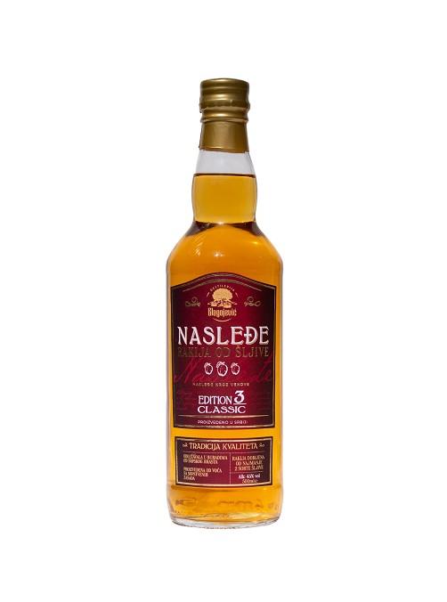 NASLEĐE Rakija od šljive Edition 3 Classic, 500ml