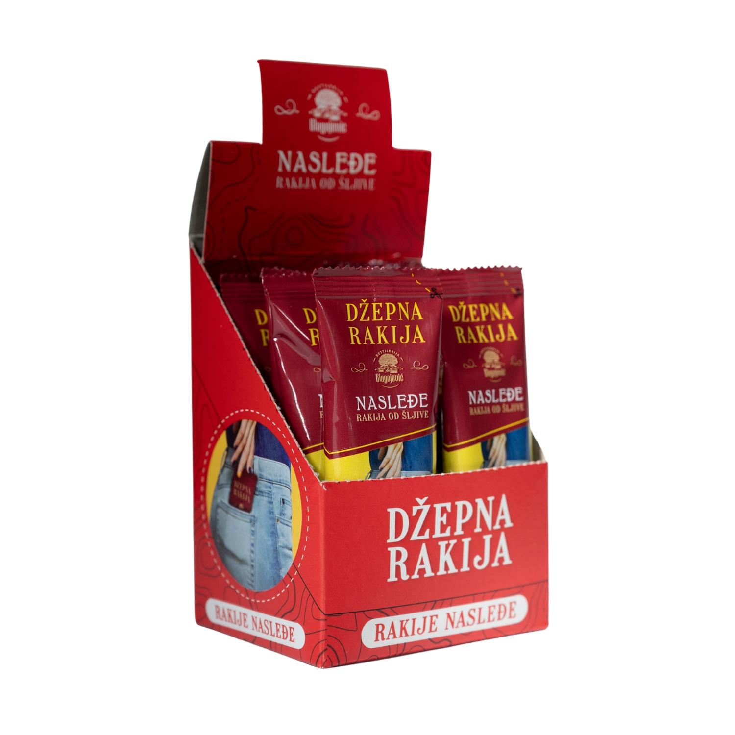 NASLEĐE Rakija od šljive Edition 3 Classic, 12 kesica, 30ml