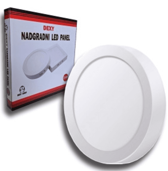 Dexy Shop Nadgradni led panel okrugli, 24W, 3000K