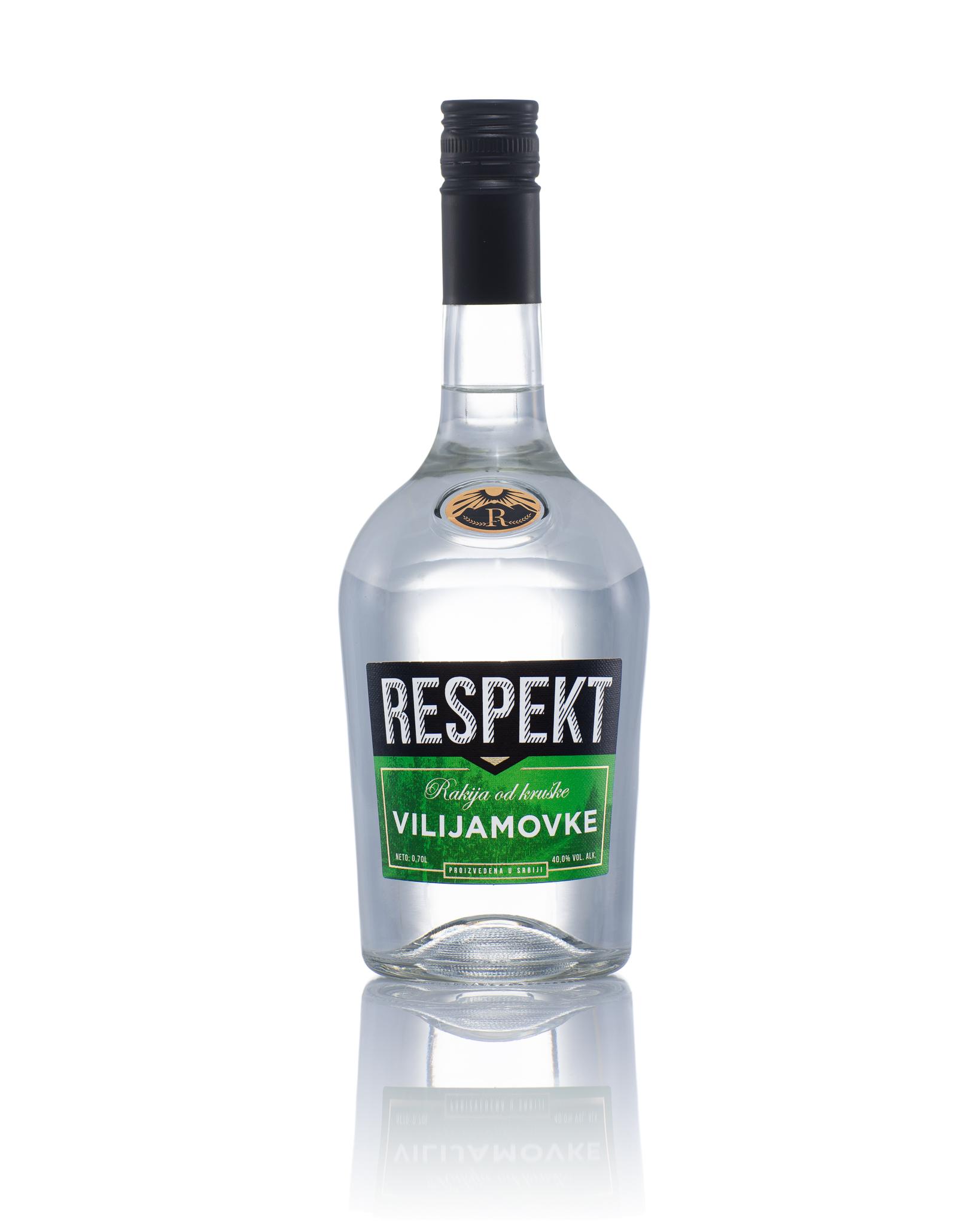 RESPEKT Rakija od kruške Vilijamovka 0.7l