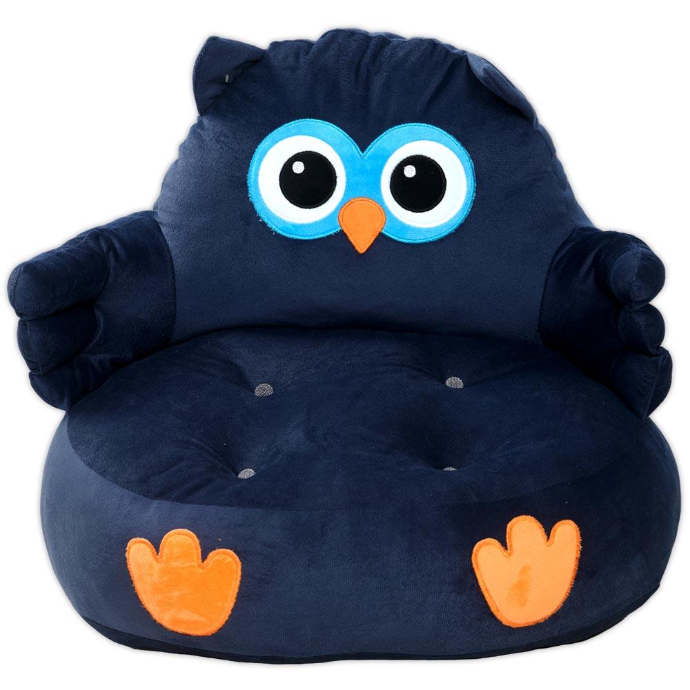 Dečija fotelja Sova teget