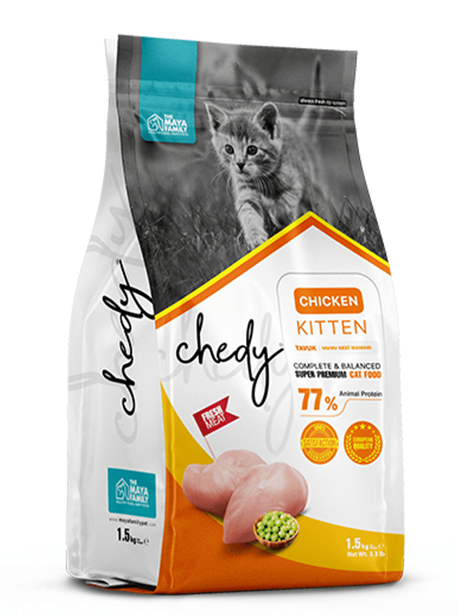 MAYA FAMILY Hrana za mačiće Chedy piletina 1.5kg