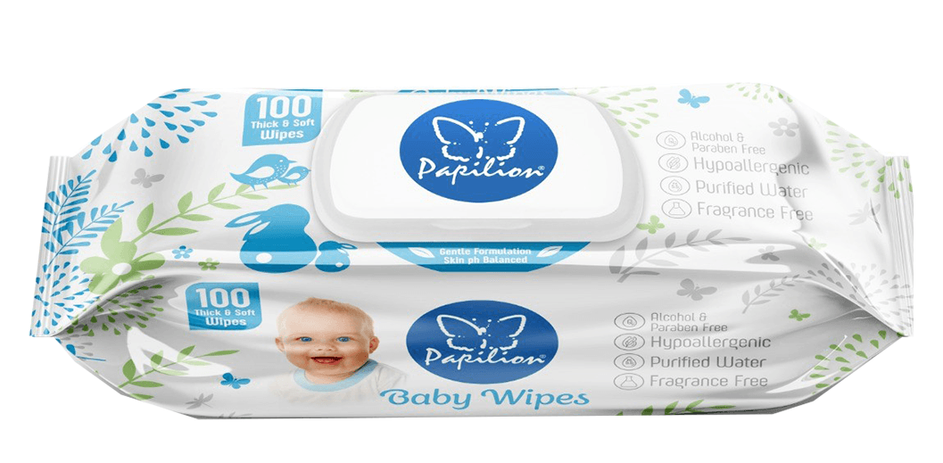 Selected image for PAPILION Baby vlažne maramice za bebe, Pakovanje od 100 maramica