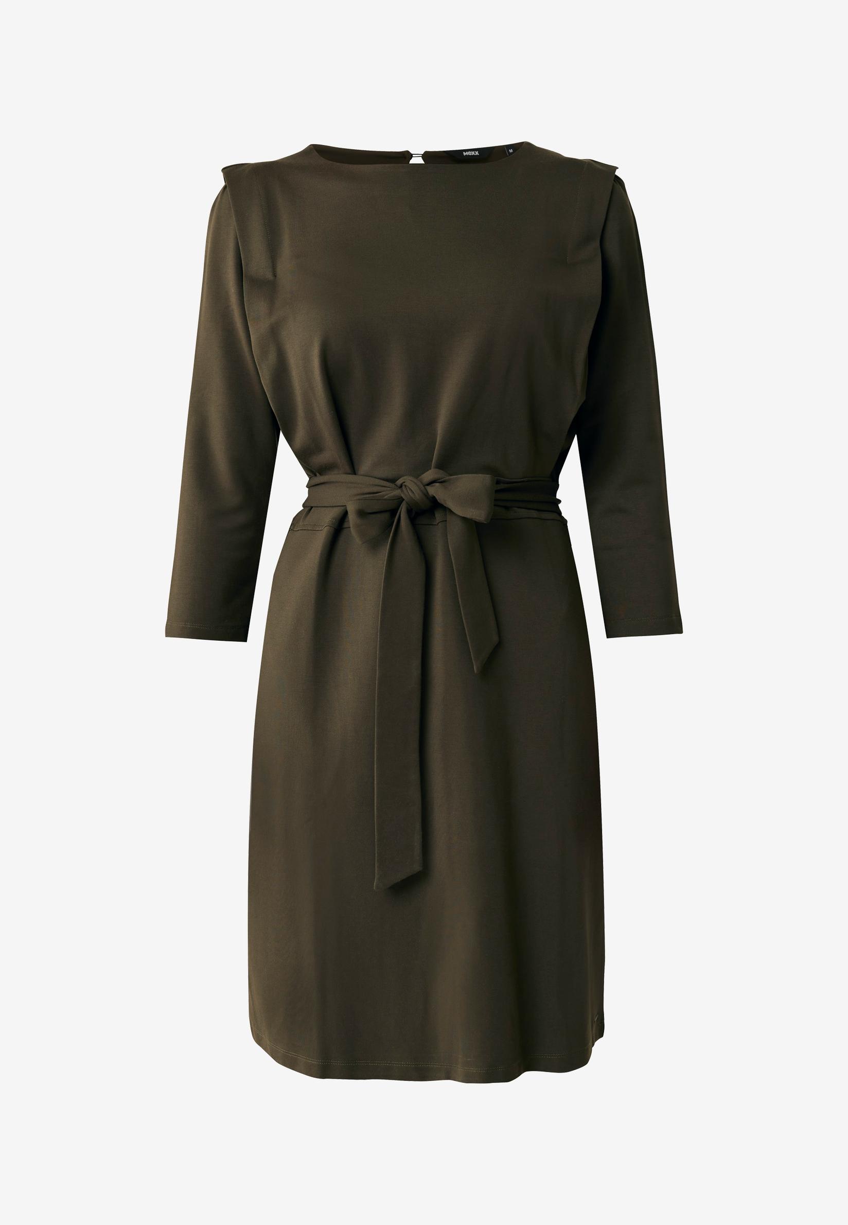 Mexx Ženska haljina sa dekolteom, Maslinasta