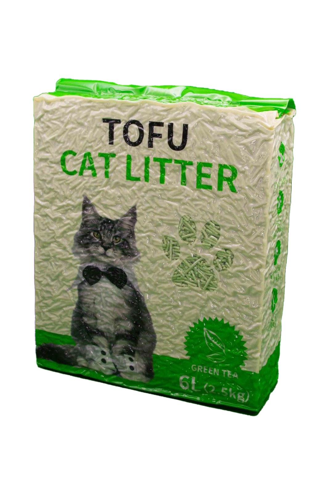 Pesak za mačke Tofu cat litter, 6l