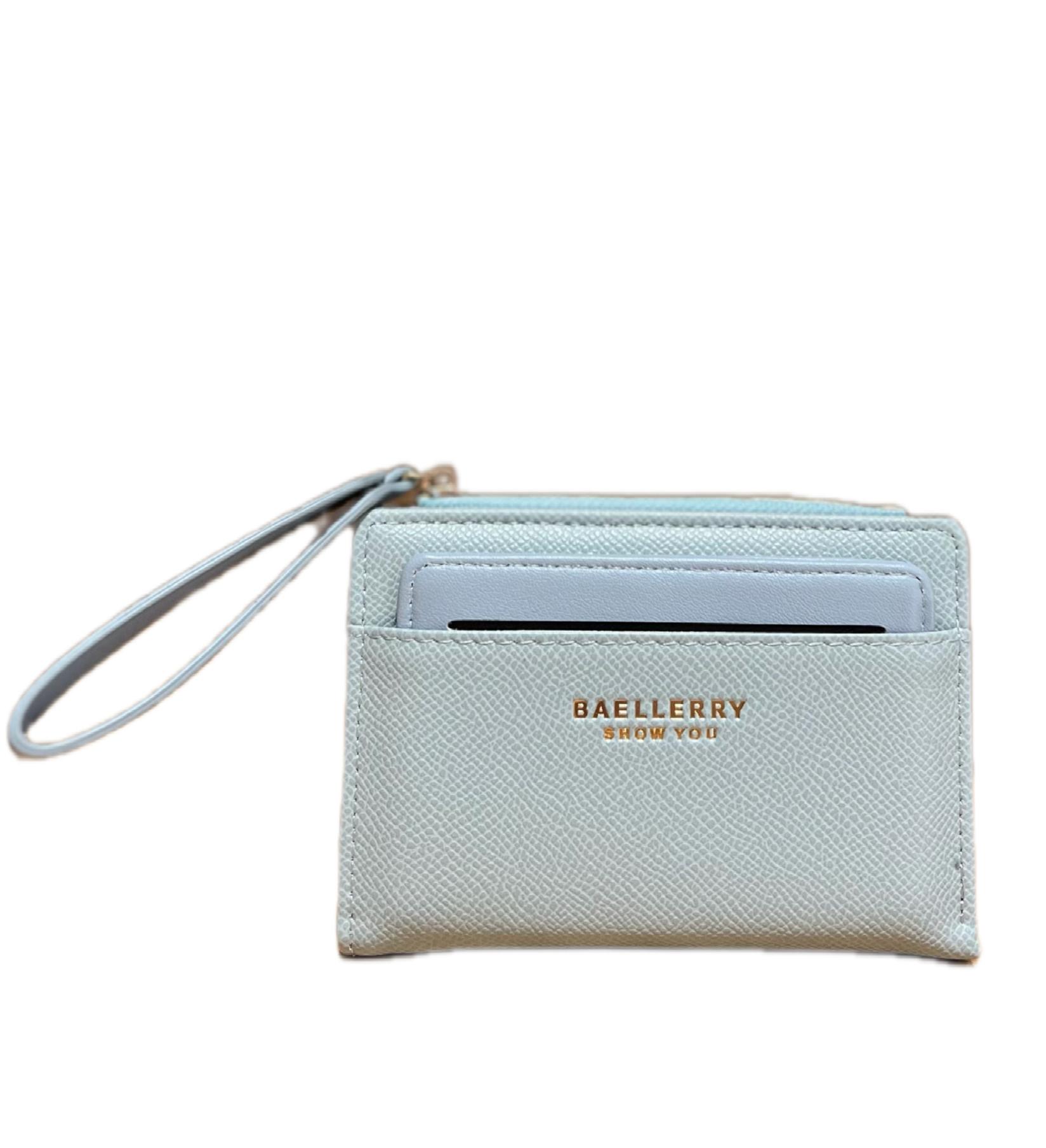 Ženski novčanik, Svetloplavi