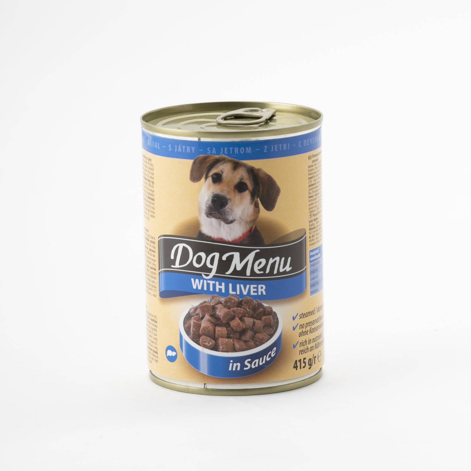 DOG MENU Konzerva za pse Jetra 415g