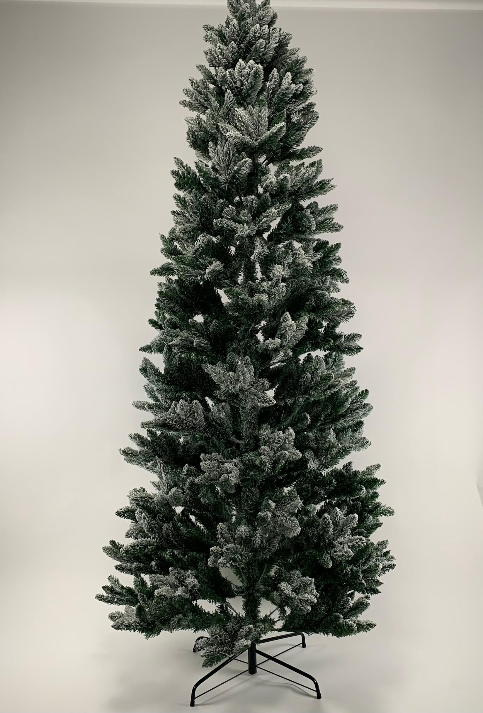 AMC Home Novogodišnja jelka Slim, 270cm, Zeleno-bela