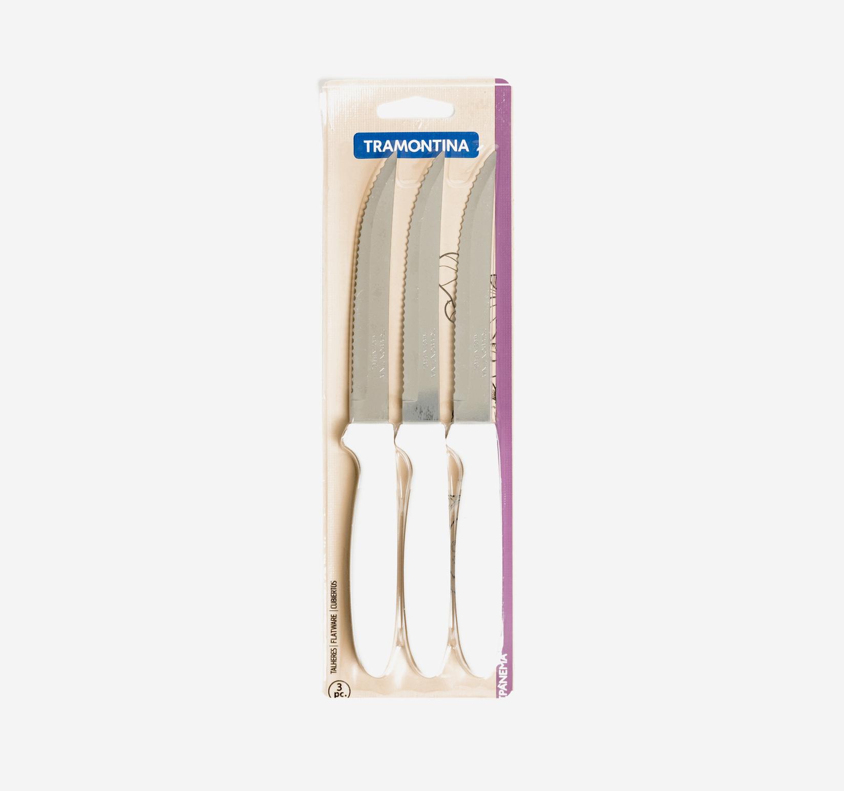 TRAMONTINA Set noževa Ipanema, Beli, 3 komada