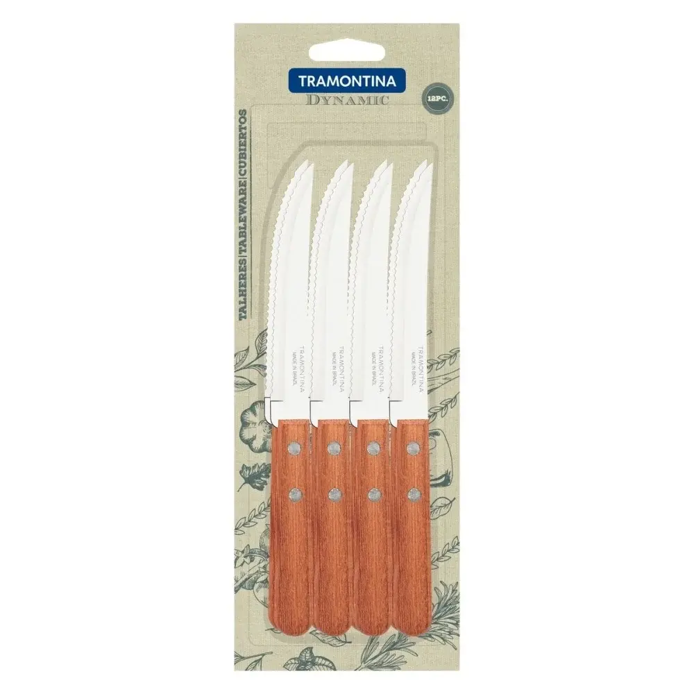 TRAMONTINA Set noževa Dynamic, Braon, 12 komada
