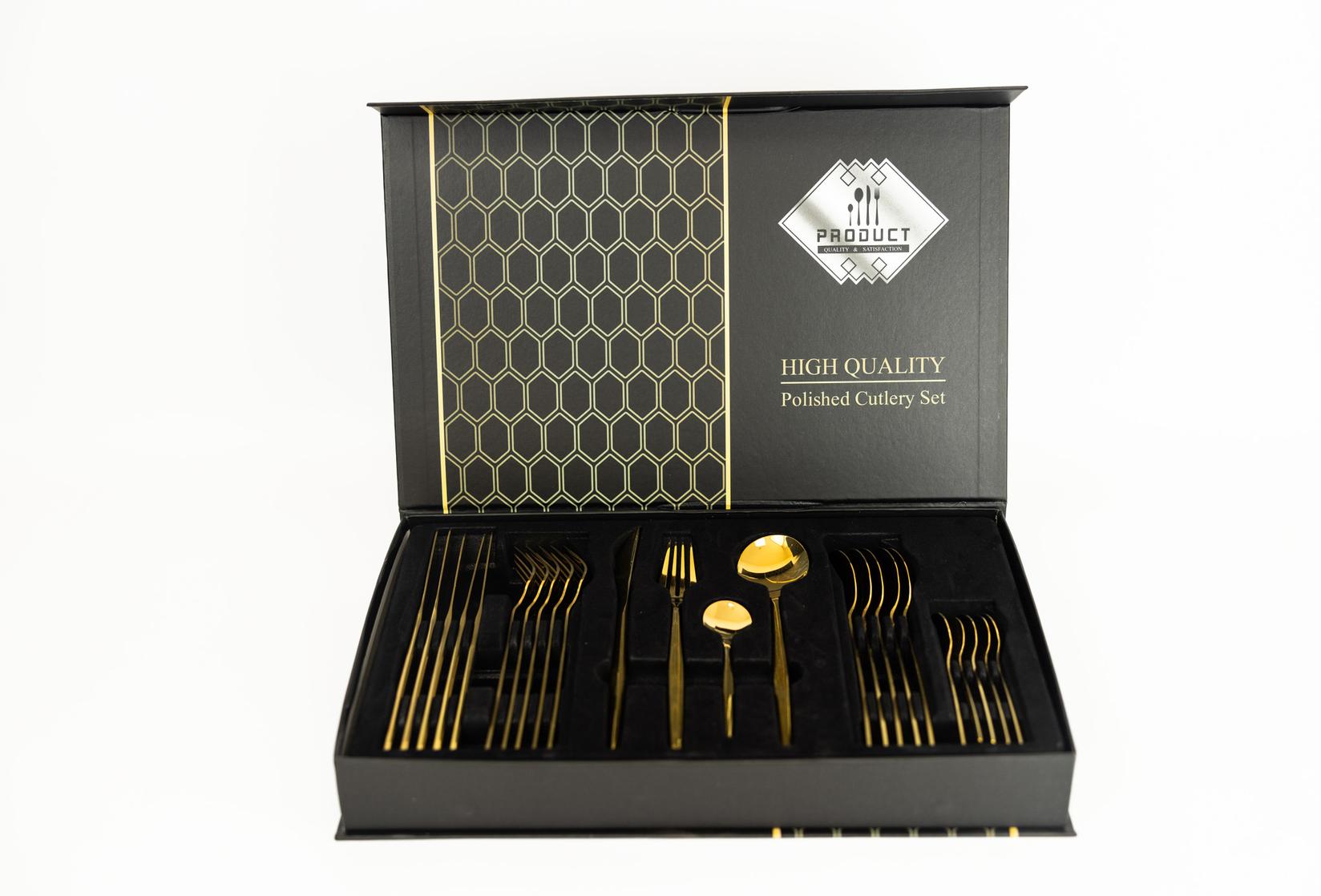 AMC HOME Escajg, 24 elemenata, Zlatni