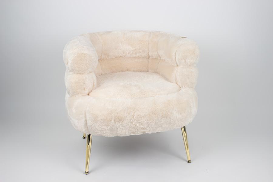 AMC Home Fotelja Rabbit, 78x68x69cm, Bela