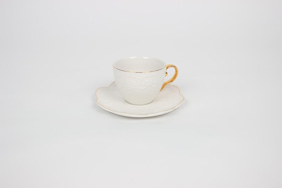 Amc Home Set šolja sa tacnom Mikasa, 6 komada, Beli