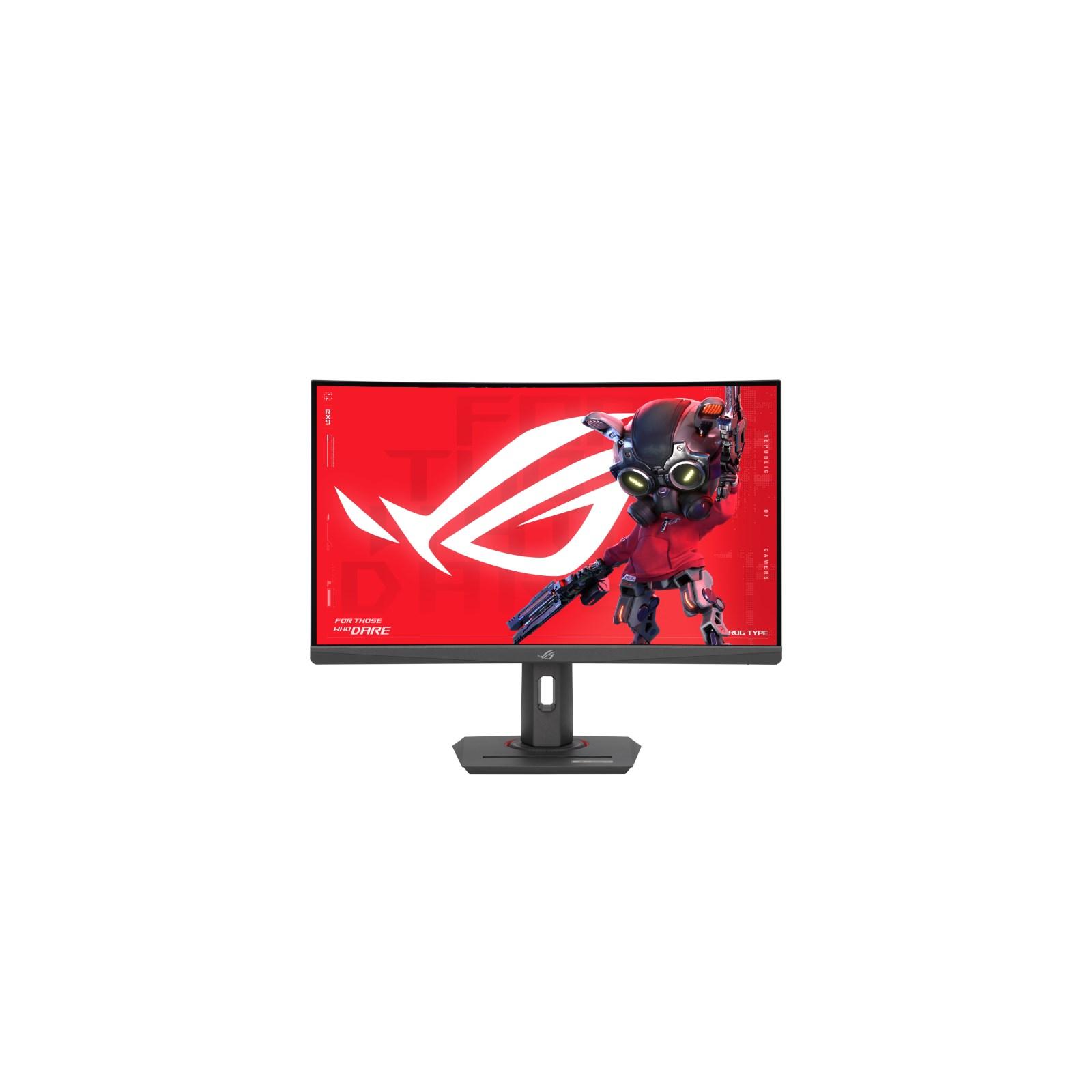 Asus geјmerski monitor ROG Strix XG27WCS, 27", 180 Hz, 2560 x 1440, 1 ms, VA, zakrivljeni, USB Type-C, crni