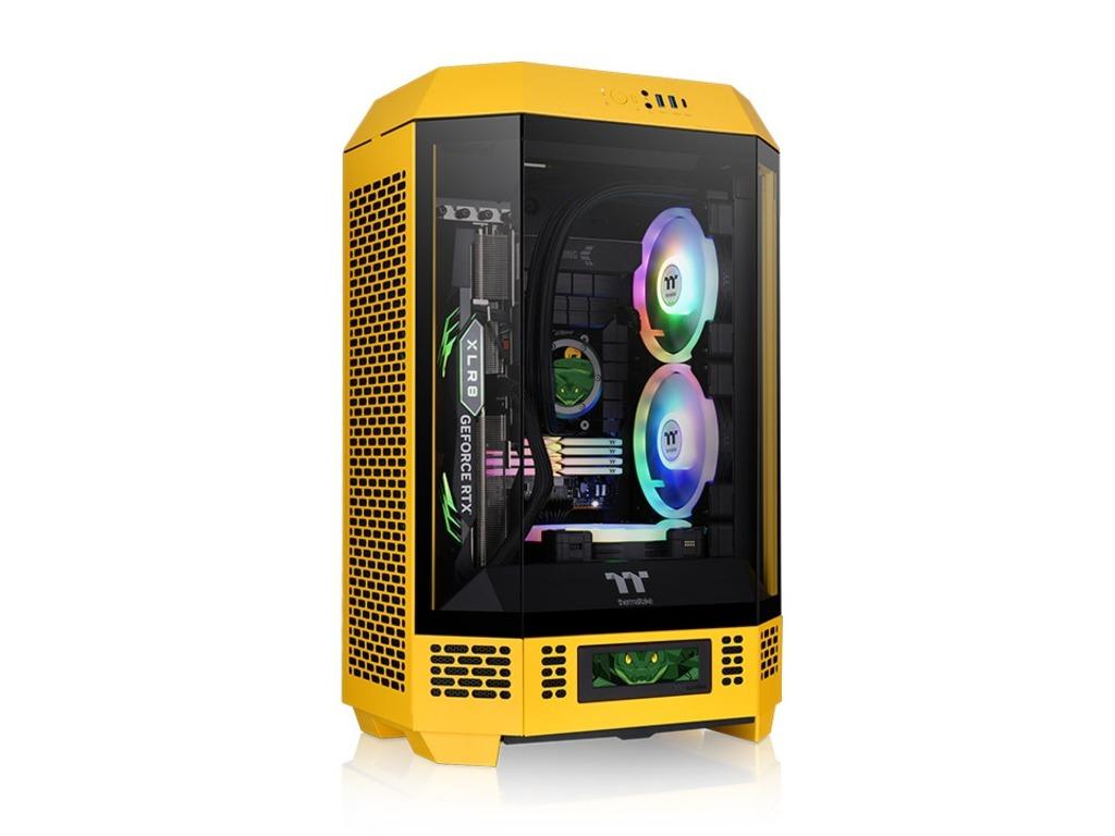 Thermaltake kućište za računar Thermaltake The Tower 300, micro ATX, žuto