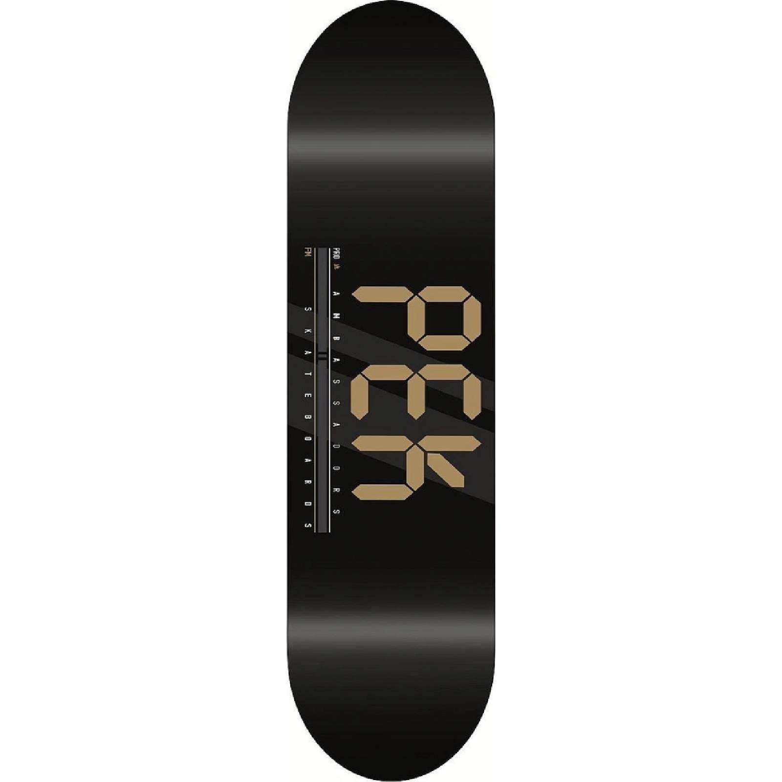 AMBASSADORS Daska za skejt PRO PEK 8.125, Crna