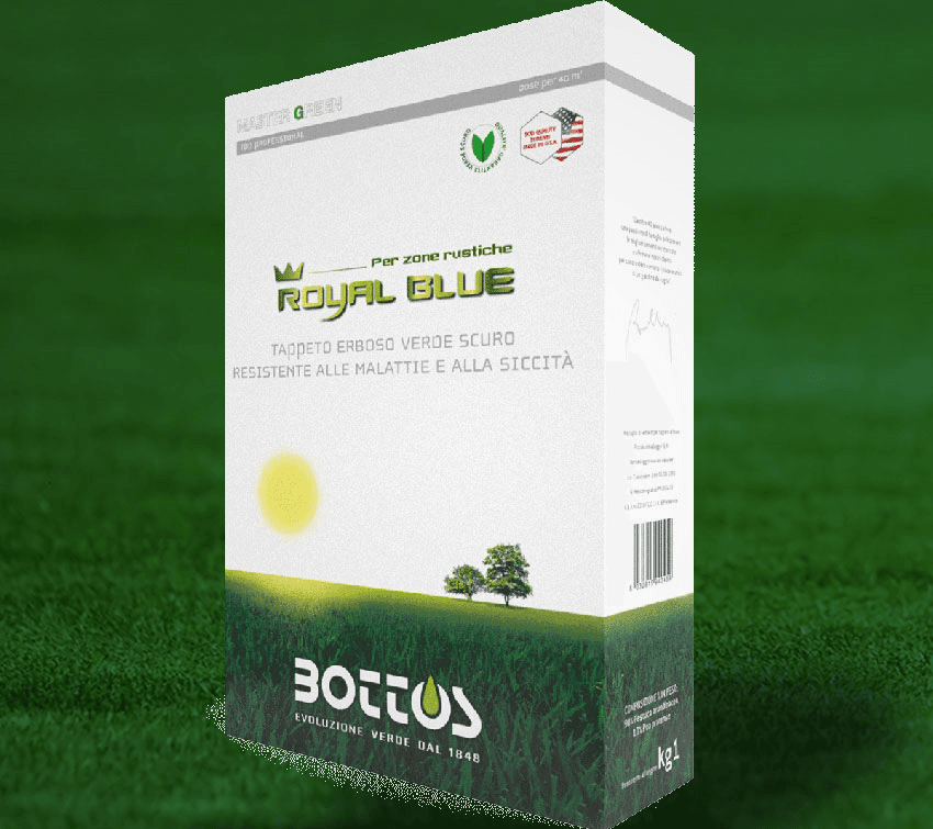 Bottos 1848 Seme trave za ukrasne travnjake Royal Blue, 1 kg