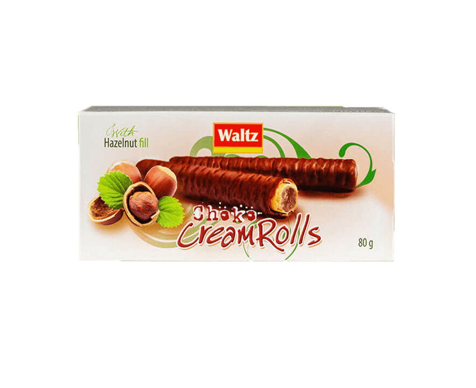 Waltz Čoko rolnice Lešnik, 80g