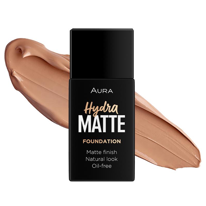 Aura Hydra Matte Tečni puder, 018 Bronze