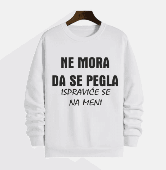 MAFIMI Duks Ne mora da se pegla, Beli