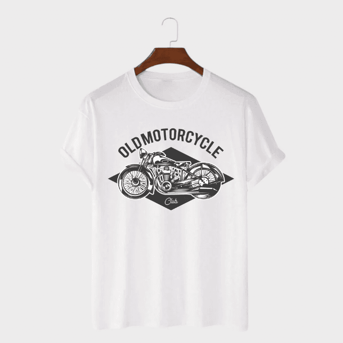 MAFIMI Majica Oldmotorcycle, Bela
