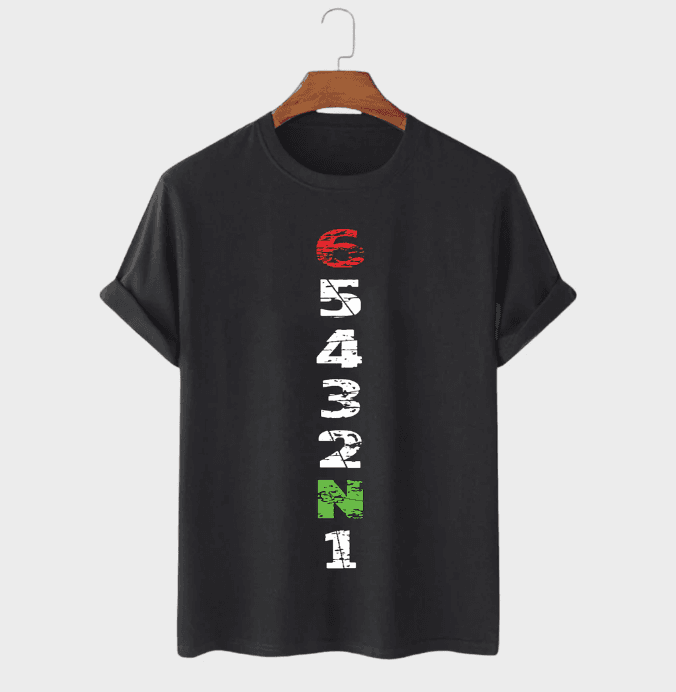 MAFIMI Majica 1N23456 Brzine, Crna