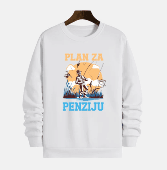 MAFIMI Muški duks Plan za penziju, Beli