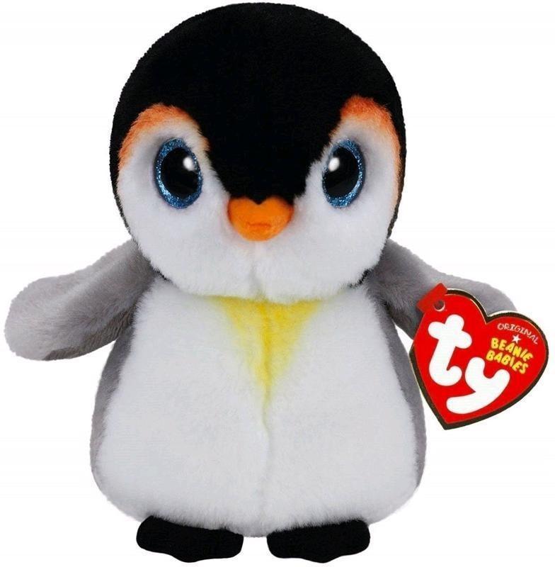 TY Plišana igračka pingvin Beanie Babies Pongo crno-beli