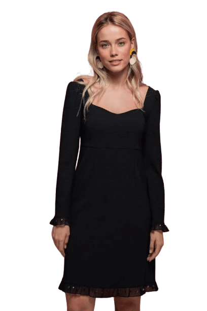 LAPPA women JANE Ženska haljina, Crna