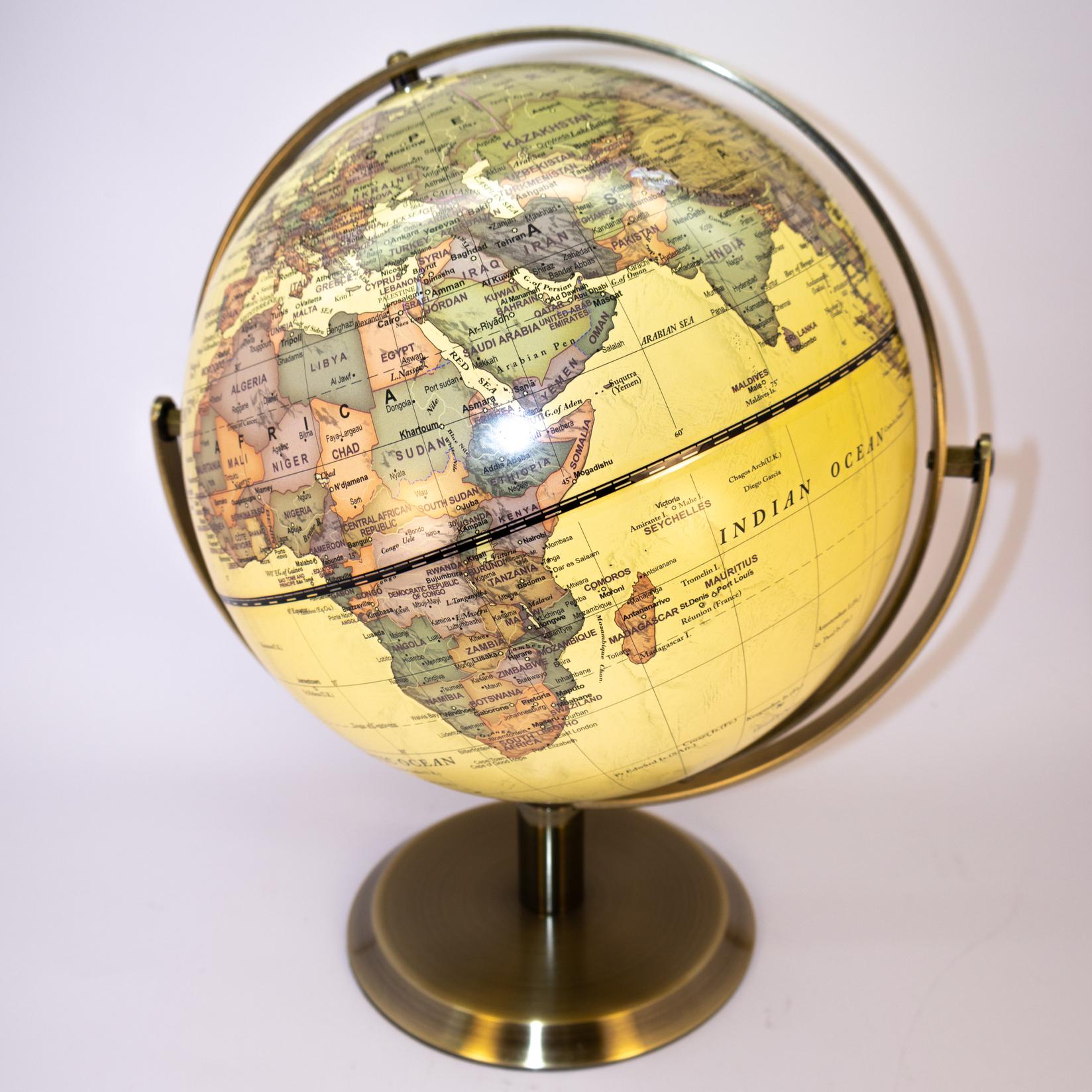 Dekorativni globus, 300x200x210mm, Bež