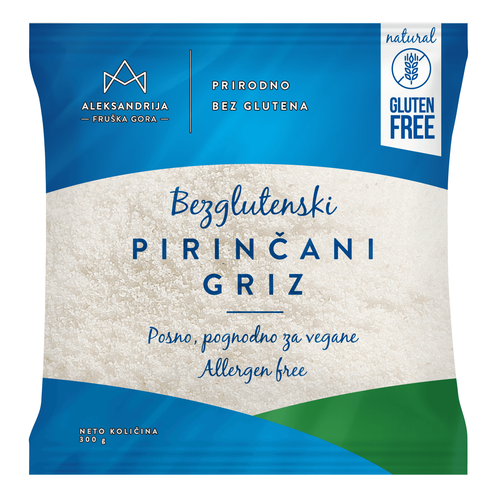 ALEKSANDRIJA Bezglutenski pirinčani griz, 100g