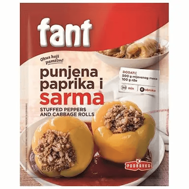 PODRAVKA Dodatak za punjenje paprike i sarme Fant, 60 g