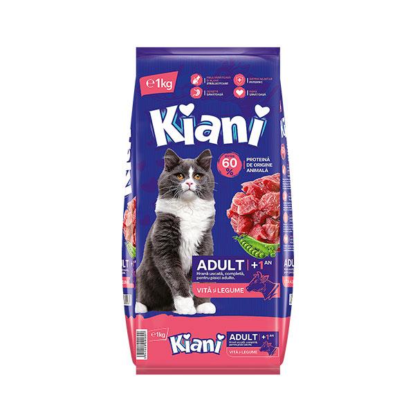 Kiani Hrana za mačke govedina 1kg
