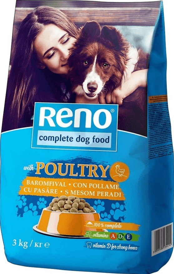 RENO Granule za odrasle pse sa ukusom piletine 3kg