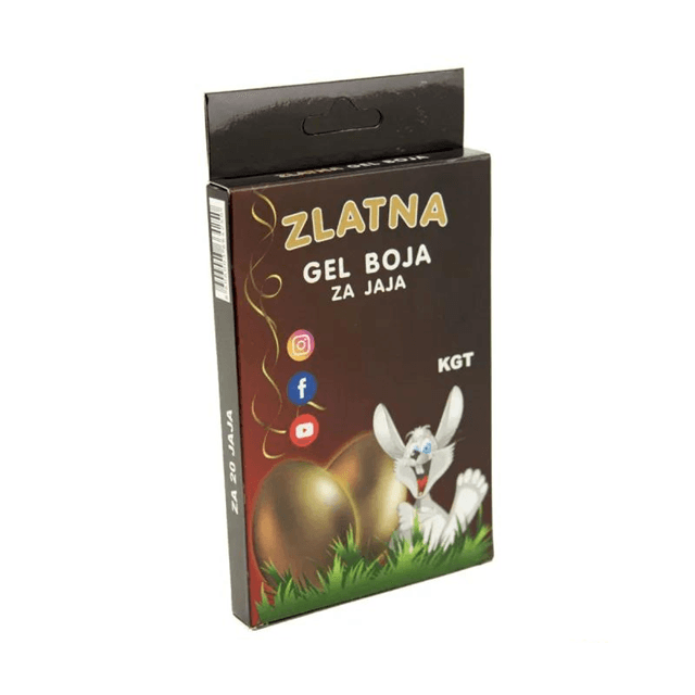 Gel boja za jaja, Zlatne boje