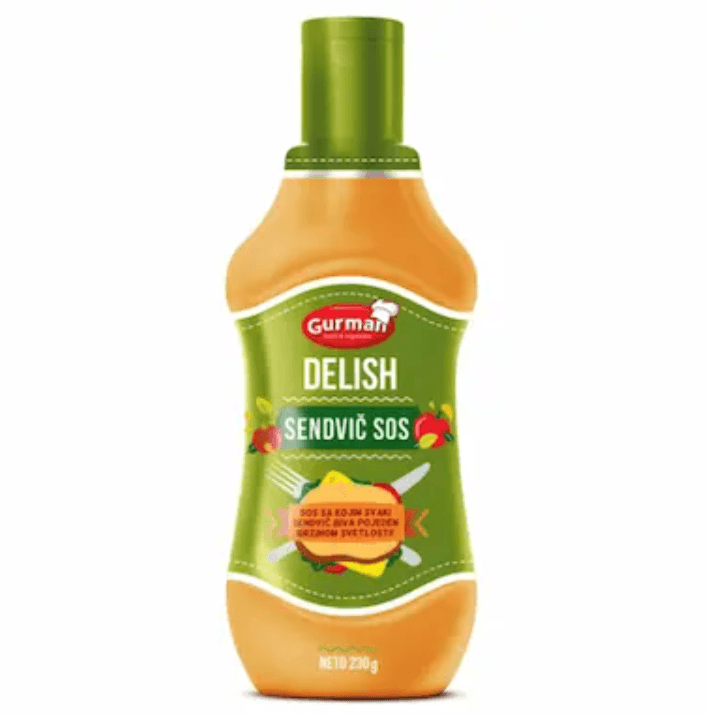 GURMAN  Sendvic Sos Delish, 230g