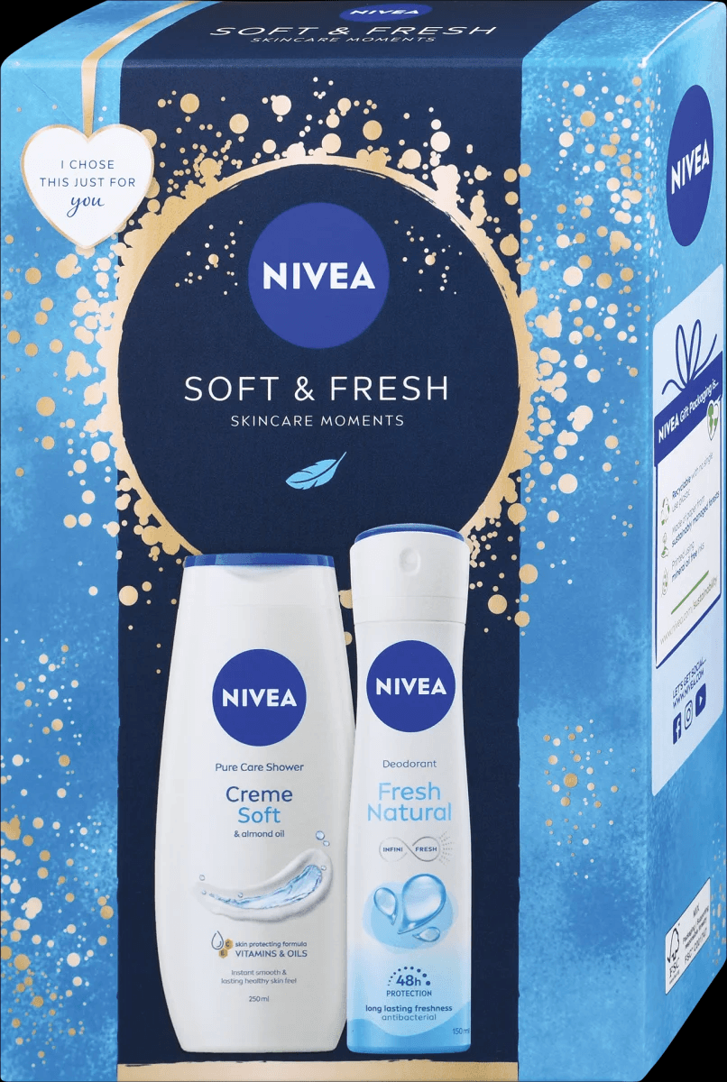 NIVEA Kozmetički set Soft&Fresh, 2 proizvoda
