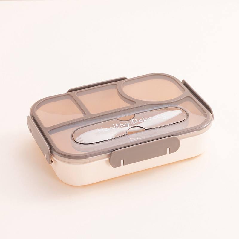 Lifetime Posuda za hranu sa priborom, 1100ml, Smeđa