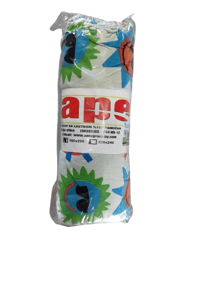 APEX Čaršaf sa lastišem, 160x200, Sunce