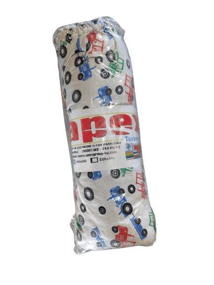 APEX Čaršaf sa lastišem, 160x200, Traktor