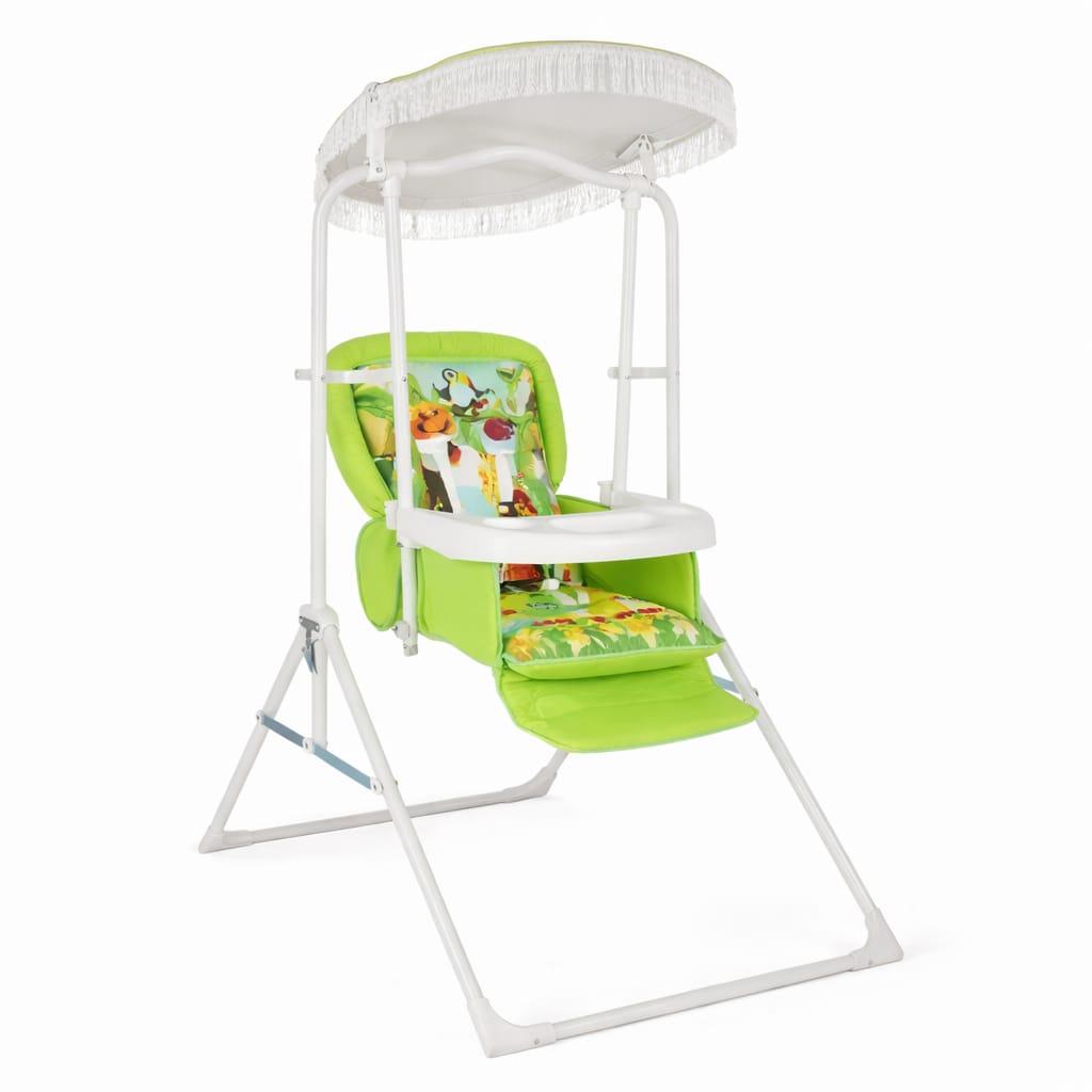 Ljuljaška za decu sa tendom Lux, Zelena