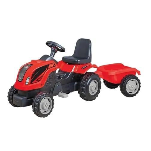 Apex Traktor na pedale sa prikolicom, Crveni