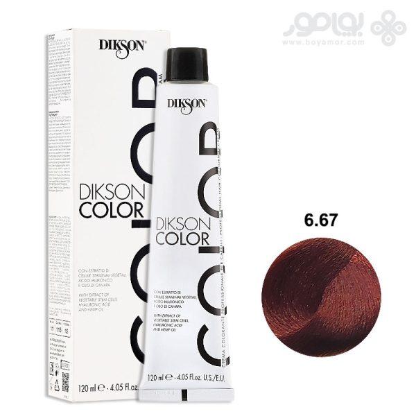 Dikson Permanentna boja za kosu, 6.67, 120ml