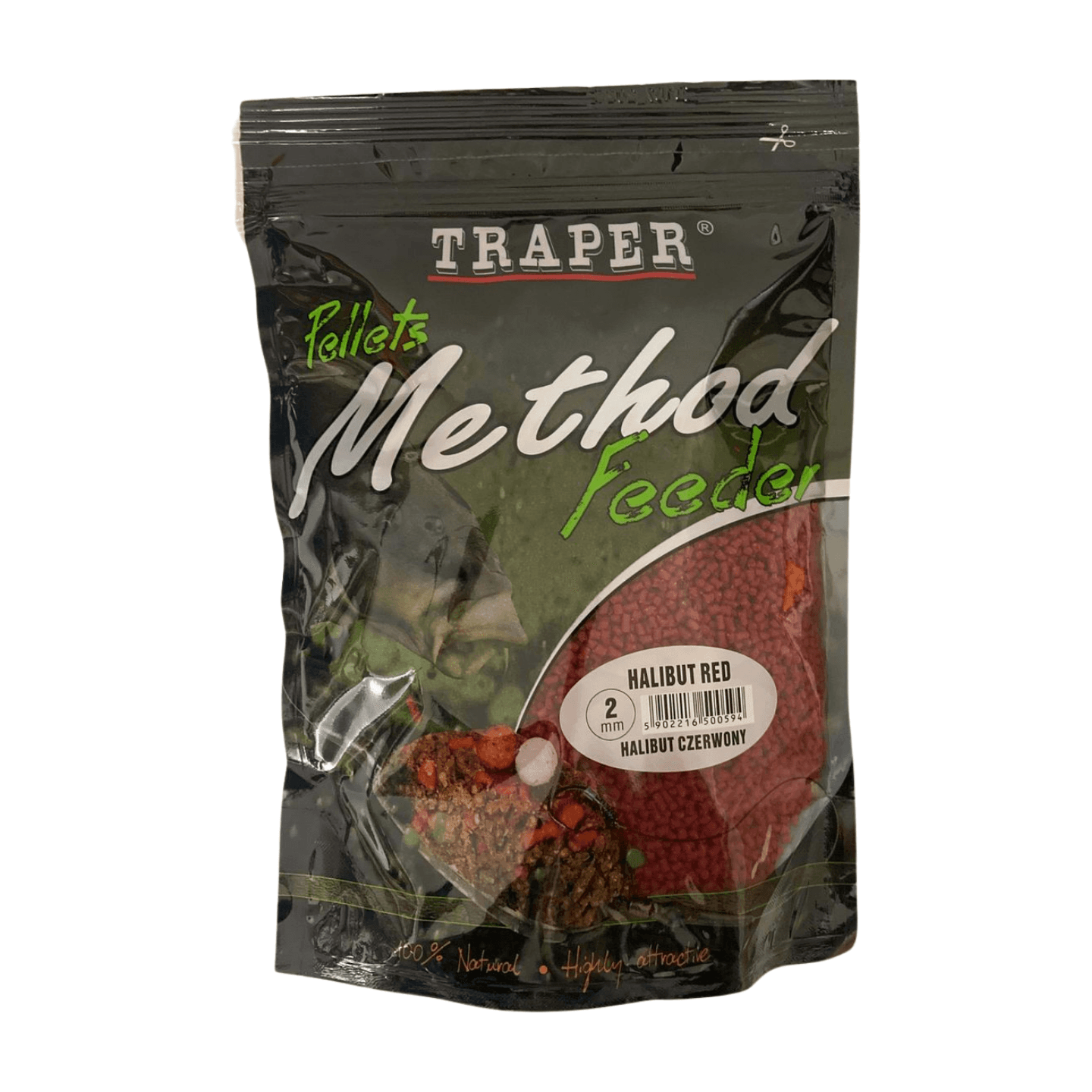 TRAPER MF Pelet, Crveni halibut, 2mm/500g