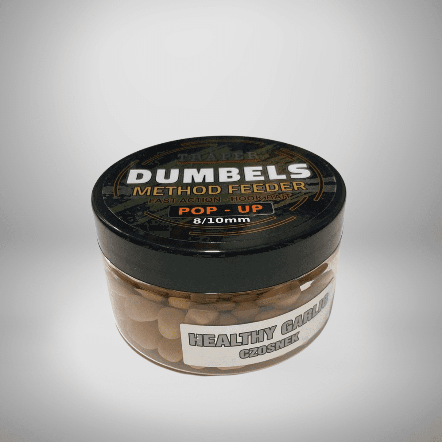 TRAPER MF Dumbels Pop-up Mamac, 8-10mm, Beli luk, 30g